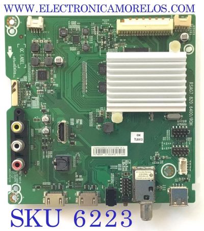 MAIN PARA TV SHARP / NUMERO DE PARTE 214846 / RASG7.820.6400/ROH / 202184 / LTDN55K2209WUS / MODELO LC-55LE653U